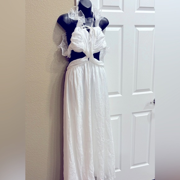 JEAN JAIL women boho ruffle top dress size XL - Picture 4 of 7